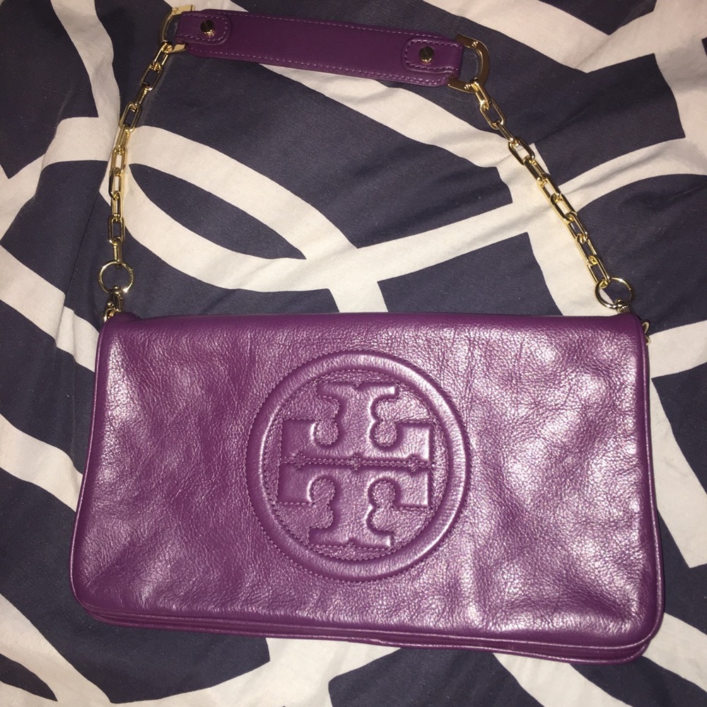 Authentic Tory Burch Reva Clutch